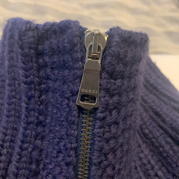 ⭐️⭐️⭐️SOLD ⭐️⭐️⭐️Gucci - Relaxed Intarsia Wool Zip-Up Cardigan - Picture 16 of 17